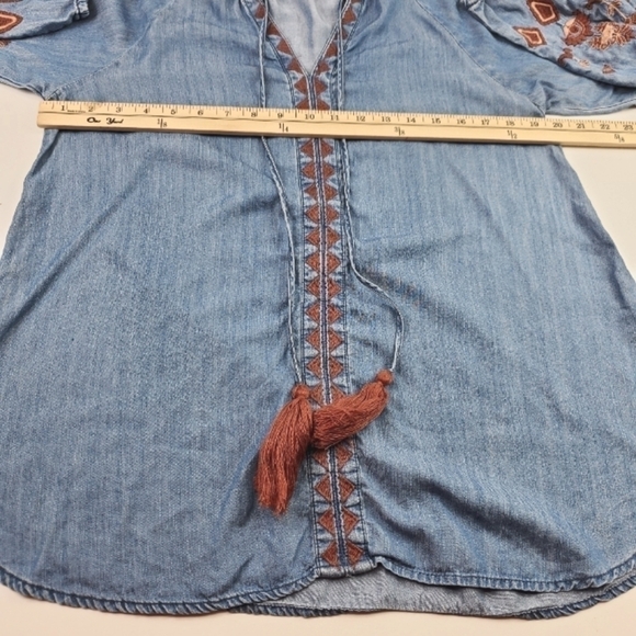 Altaraid State Pleasant Women Top with embroidered Sleeves size Large - Picture 8 of 10